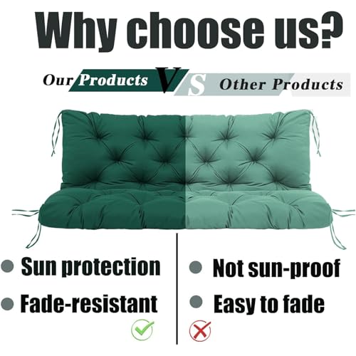 Coussin de balançoire de patio imperméable pour vos après-midi de détente sur le porche
