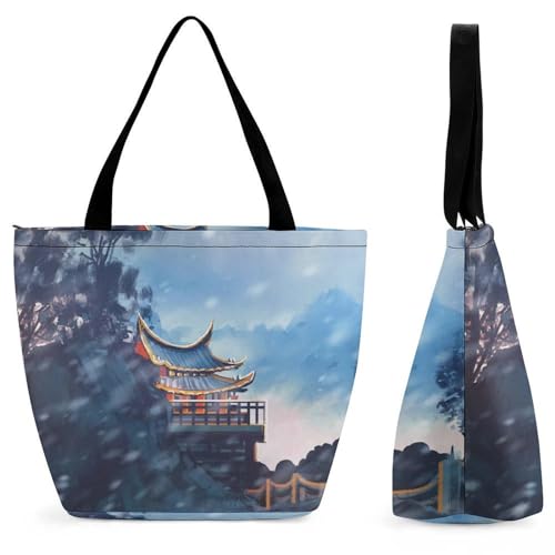 Sac de shopping pour voyage Temple Ancien pour vos escapades de week-end et sorties