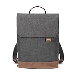 Zwei Olli Cycle OCR13 - Fahrradtasche/Rucksack 35 cm graphit