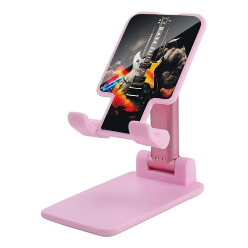 Support de téléphone portable pliable pour le bureau et la maison Rock Music