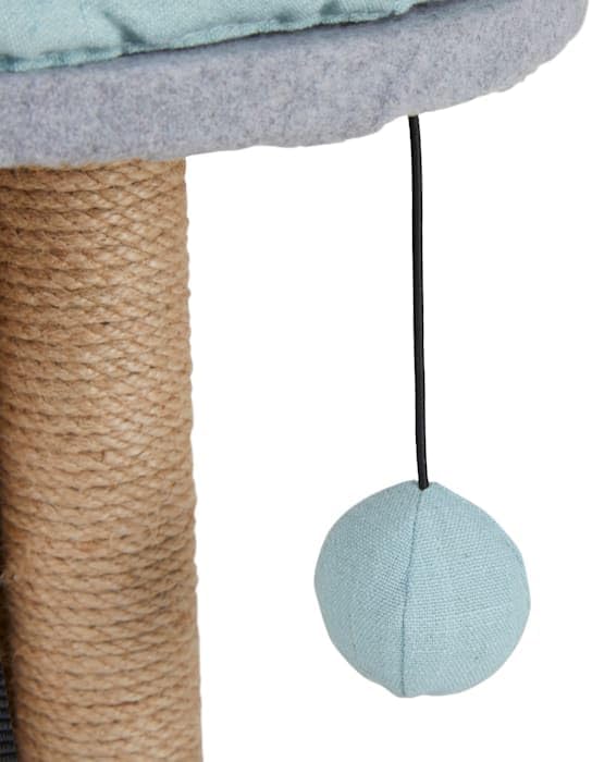 Vista 5 de EveryYay by Petco Scratchin' The Surface - Rascador para gatos con poste de juego de 3 lados de 20.5 pulgadas de alto