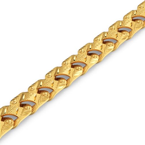 Image of Joyalukkas 22K (916) Purity Modest Opulence Gold Bracelet For Men