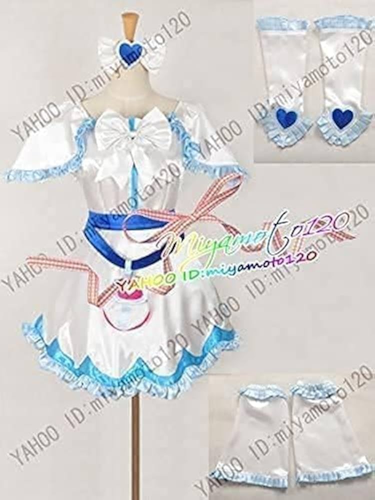 キュアホワイト コスプレ衣装 Sサイズ ふたりはプリキュア Max Heart 雪城ほのか キュアホワイト