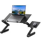 Ideal Swan Supporto per computer portatile, regolabile in altezza, pieghevole, ergonomico, 18,9 pollici, per lavorare e navigare