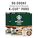 Starbucks K-Cup Coffee Pods, Medium Roast Hot or Iced Coffee, Breakfast Blend, 96 Keurig Pods