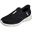 Black Textile Black Synthetic White Trim