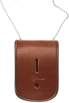 Aker Leather Aker - 597 Neck Badge And Id Holder - A597-TP (Brown)