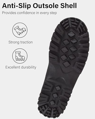 Ice Fields Darrell Men's Winter Snow Boots, Insulated, Warm, Waterproof Shell4