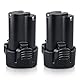 2 Stück 4,8 Ah 10,8 V BL1013 Ersatz für Makita Akku 10,8 V-12 V Max Lithium-Ionen-Akku BL1014 194550-6 194551-4 195332-9 CL100DW DF330D FD01ZW