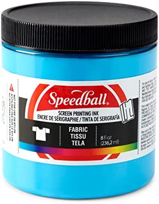 Speedball Art Products Fabric Screen Printing Ink, 8-Ounce, Peacock Blue