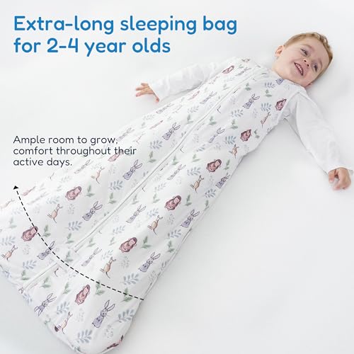 Image of TotAha Toddler Sleep Sack, 1.0 TOG, 2T-3T-4T, Woodland