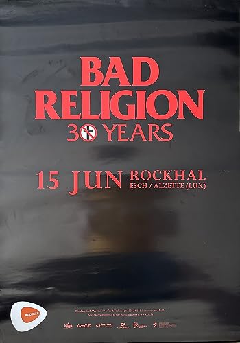 Bad Religion poster 60X80Cm affiche 30 Years Tour decoration murale chambre rock
