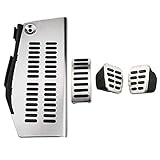 Pedales de Coche de Acero Inoxidable Pedal de Acelerador Antideslizante de Freno de Embrague, para Volkswagen Polo   Golf 4 Bora Beetle RSi GTI R32 para Audi A3 Seat Leon 1M Toledo 1L