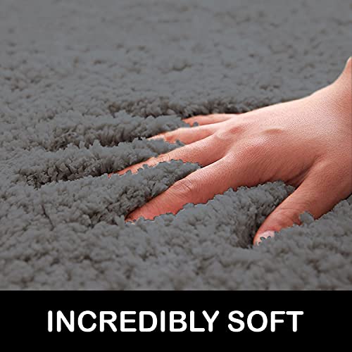 Image of Flooring India Co Newman Rectangular Carpet 2500 GSM Super Soft Anti Skid Area Rugs for Home Decor, Bedroom (4x6 Feet, Silver)