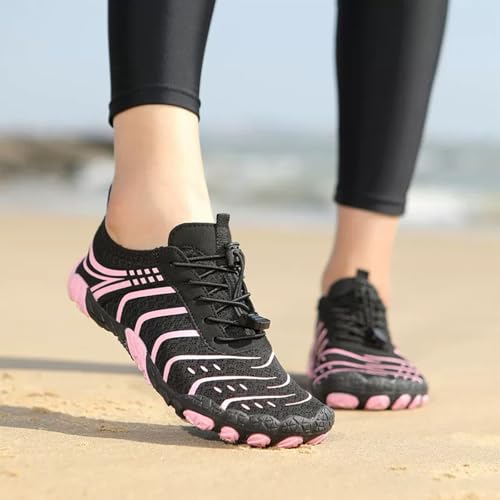Image of Barefoot Shoes for Women & Men, Grounded Walking Hiking Barefoot Shoes, Wide Toe Box Non-Slip Water Athletic Footwear, Comfortable Vitality Barefoot Footwear, Trail Running Sneakers Unisex