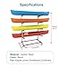 WhamtL Kayak Storage Rack Black Kayak Racks for Outdoor Indoor, Vertical Hanging Organizer Shelf Canoe Hangers, Kayak Storage Hook for Boats Paddle Board Surfboard(4 Levels)