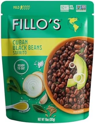 Fillos Cuban Black Beans And Sofrito, 10 OZ