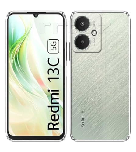 Image of Soft Silicone TPU Back Cover Compatible with Redmi 13c 5G /Poco M6 5G