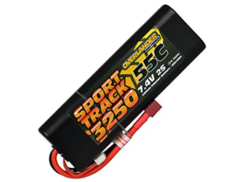 Overlander 7.4v 55C 3250mAh LiPo Sport Track Pack 2581