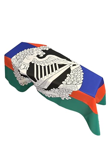 Bandera de ataúd del regimiento irlandés real tela funeraria militar 2