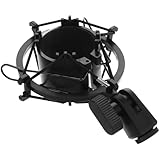 Capacité de rotation multi-angles : le support peut pivoter selon plusieurs angles, s’adaptant ainsi à divers besoins de diffusion en direct. support pour microphone, support anti-vibration pour microphone en rack