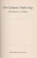 Orphic Song B0034F4SHE Book Cover