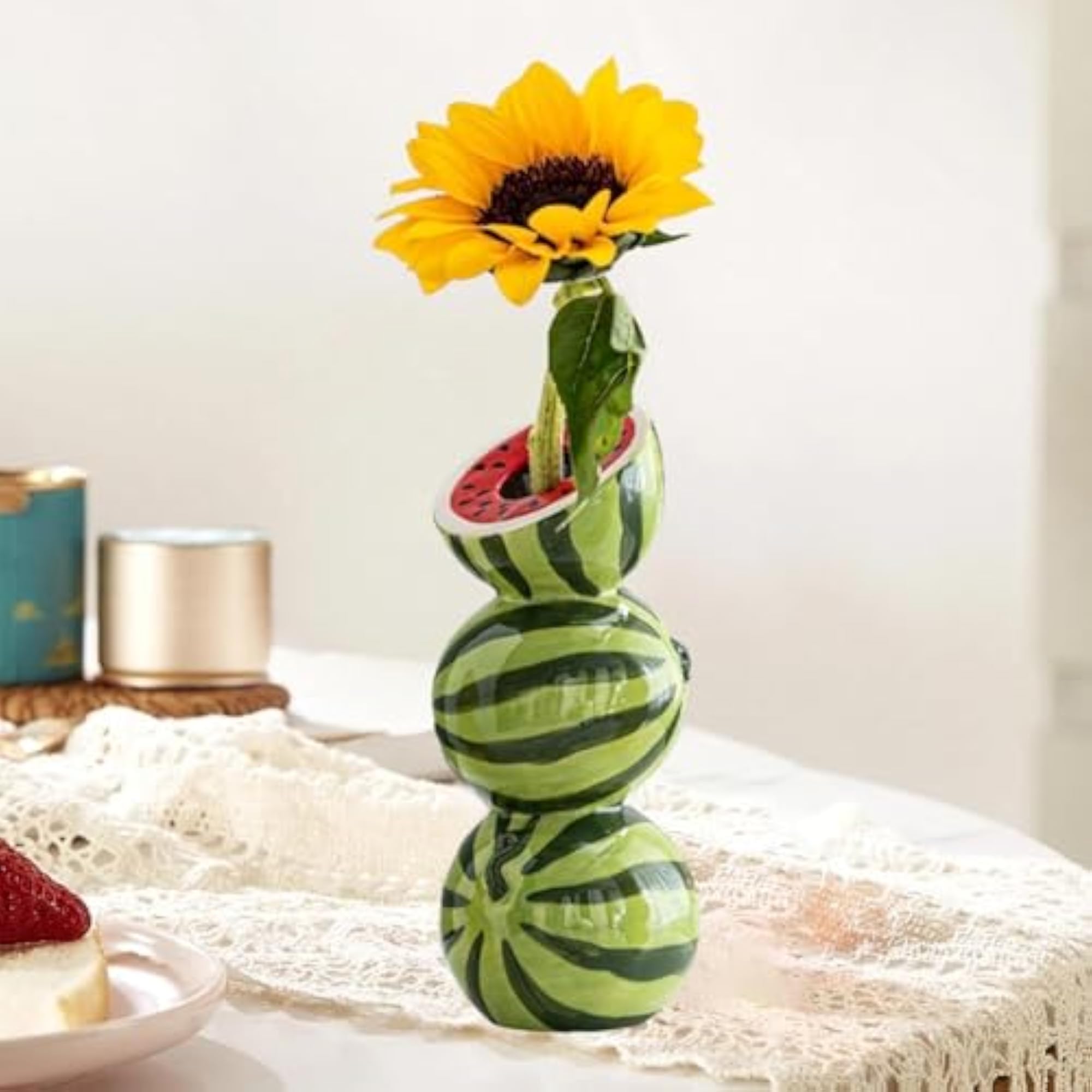 Ceramic Fruit Bud Decorative Flower for Home