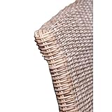 Belmont Home Cardiff Coastal Rattan/Wood King Headboard in Gray