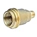 onlyfire 5042 QCC1 Propane Gas Fitting Hose Adapter with 1/4 Inch Male Pipe Thread, Propane Quick Connect Brass Fittings