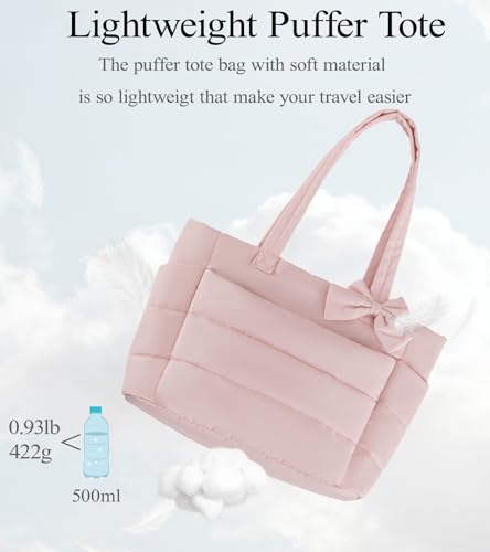 CTWWFS Quilted Bow Puffer Tote