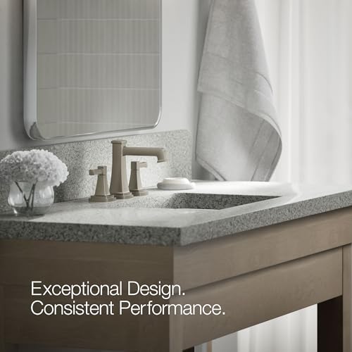 KOHLER 27399-4-BN RIFF Bathroom Sink Faucet, 1.2 GPM, Vibrant Brushed Nickel by Kohler - Image 4