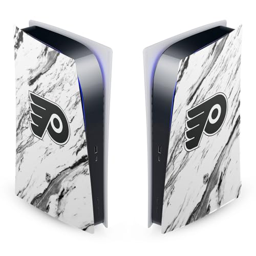 Plaque Frontale Autocollant PS5 Vinyle Marbre Philadelphia Flyers Skin Console Édition Numérique