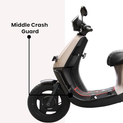 Image of Ola S1 Air, S1 X, Gen 2 & Gen 3 Combo Accessories Kit | Suitable for Ola Electric Scooter | EV Scooter Combo Kit | Foldable Footrest, Buddy Step & Middle Crash Guard