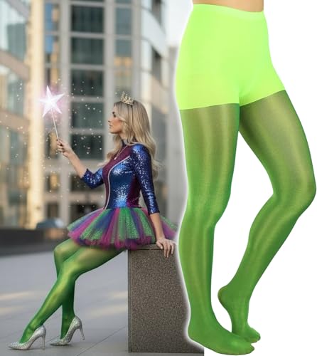 Image of ToBeInStyle Women's Shine & Shimmer Metallic Pantyhose Opaque Lurex Tights