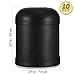 Toyvian 10PCS Rolling Dice Cup Professional Black Dice Cup Cylindrical Box Club Bar Entertainment Game for Party Decor