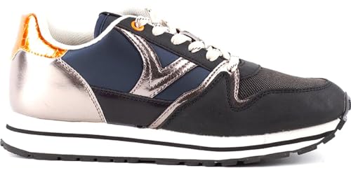 Basket basse COMETA Nylon Victoria avec pièces métallisées et imprimé animal pour femme