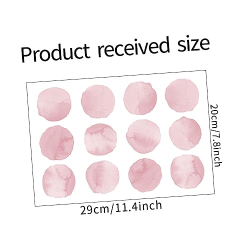 Pegatinas de puntos decorativas para transformar el dormitorio infantil con 8 hojas 3