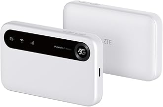 ZTE U50, 5G Portable WiFi Hotspot with SIM Slot Unlocked, Lowcost 5G Modem Router for 32 Home/Business Devices, 5G&4G+, AX1800 WiFi 6, up to 32 Devices