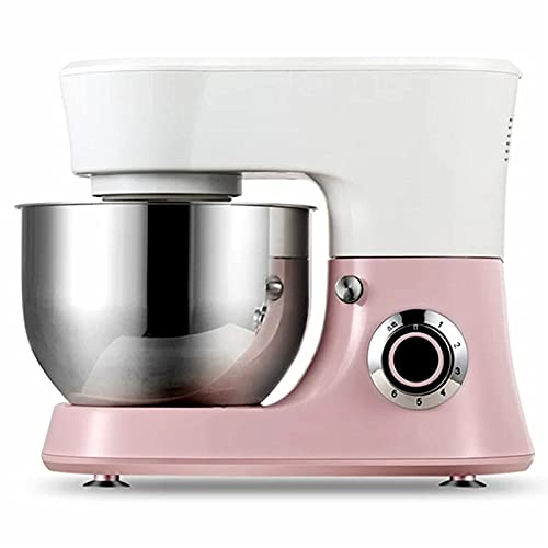 Feixunfan Küchenmaschine Standmixer 1200W 4.8L Lebensmittel-Processor-Mischmaschine Ei Schläger für Brot Kuchen (Farbe…