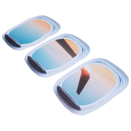 HONMEET ��s�@���p�E�H�[���X�e�b�J�[3���g �S�����t�F�C�N�E�B���h�E�X�e�b�J�[ �� �K���X�h�A�����p DIY���R�ȓ\��t�� PVC�f�ނ̕��i�p�l