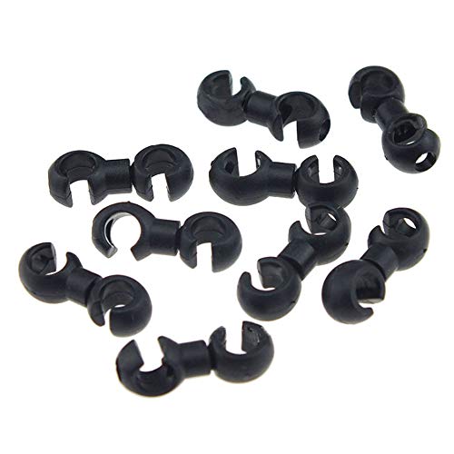 ANCLLO 20 pcs Rotating S-Hook Clips Hook Shift Cable Housing Fixing Holder Guide Cycling Bike Bicycle MTB Brake Gear Cable - Image 2