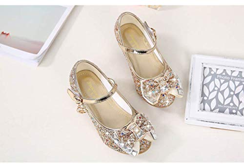 Cadidi Dinos Girls Dress Wedding Party Heel Mary Jane Princess Flower Shoes (Toddler/Little Kid/Big Kid) 10 M Us Toddler #TOP3