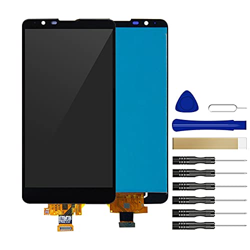 Holiday Deals 🛒 for Cricket LG Stylo 2 K540 LCD Screen Display Assembly Touch Screen Digitizer Panel Glass Replacement Tool (Black Without Frame)