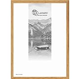 Clamaro 'COLLAGE' Wand Bilderrahmen - Zeitlos moderner Bilder- und Fotorahmen für das Bildmaß 35x50 cm (Rahmen Außenabmessungen: ca. 39,8 cm x 54,8 cm) | Eckige Profilleiste 30 mm breit und 16 mm tief