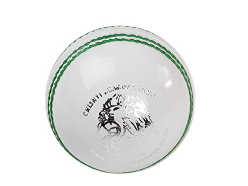 Balle de cricket cuir blanc enfant Chishti 127,6 g lot de 6