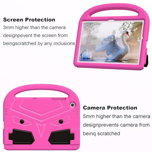 Funda Kindle Fire HD 10 con asa resistente para niños pequeños 7