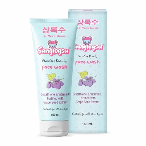 Image of Glutathione and Vitamin C Fortified with Grape Seed Extract Face wash All Skin Types 150ml