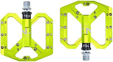 Bike Pedals Flat Foot Ultralight Mountain Bike Pedals MTB CNC Aluminum Alloy Sealed 3 Bearing Anti-Slip Bicycle Pedals Bicycle Parts Mountain Bike