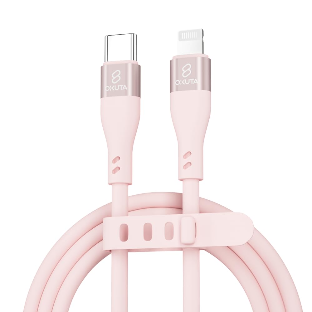 OKUTA for iphone 充電コード 急速充電 Type-C ライトニン…