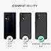 kwmobile Case Compatible with Oppo A74 (5G) / A54 (5G) Case - Protective Slim TPU Phone Cover - Soft Matte Finish - Black Matte